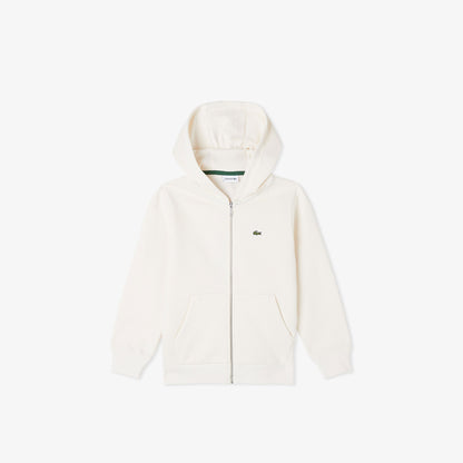 Lacoste Çocuk Kapüşonlu Krem Sweatshirt