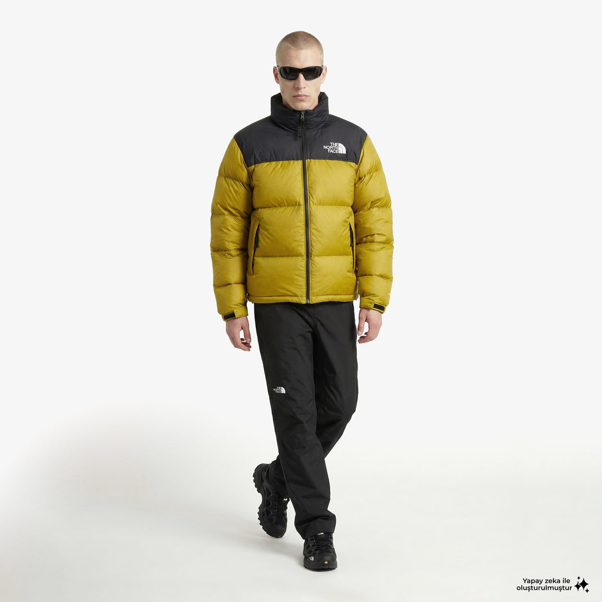 The North Face Retro Nuptse Bicolor Down Erkek Renkli Mont