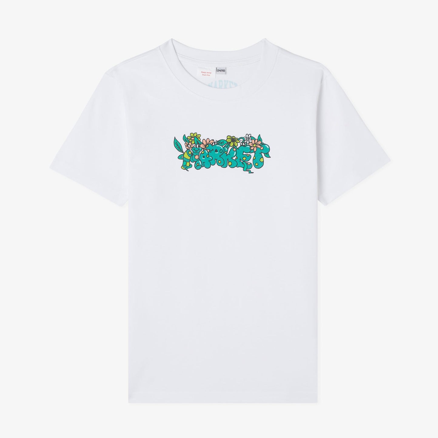 Market In The Garden Çocuk Beyaz T-shirt