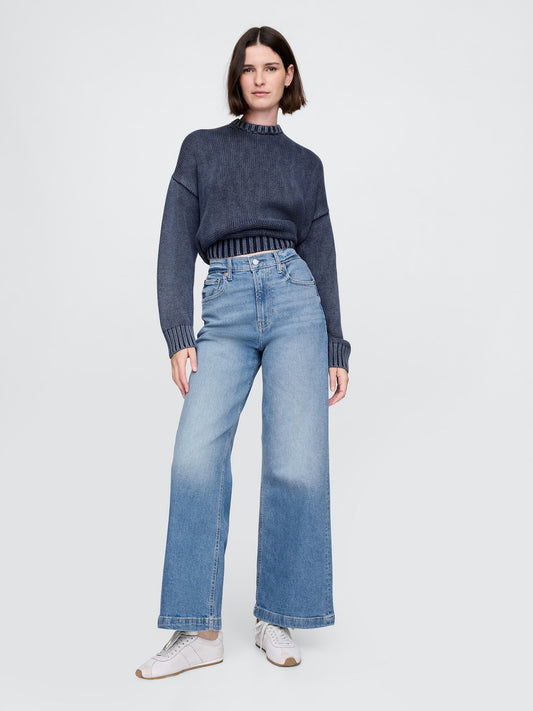 Mavi High Stride Wide-leg Ankle Jean Pantolon
