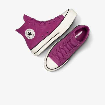 Converse Chuck Taylor All Star Lift Unisex Mor Süet Platform Sneaker