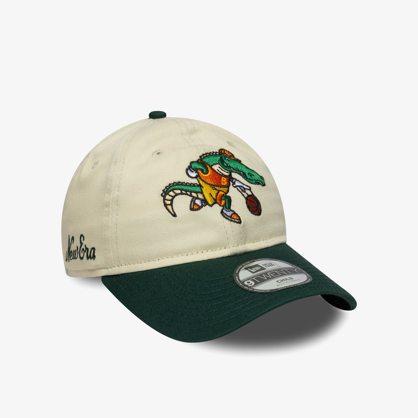New Era Baseball Mascot Çocuk Krem/yeşil Şapka