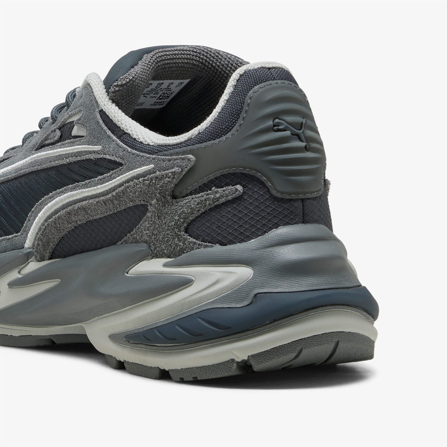 Puma Rs Surge Hairy Suede Unisex Gri Spor Ayakkabı