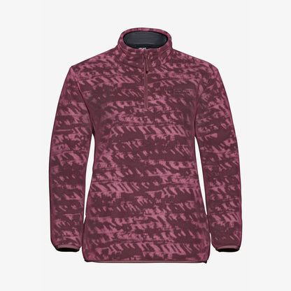 Jack Wolfskin Big Sky Half Zipped Kadın Mor Polar
