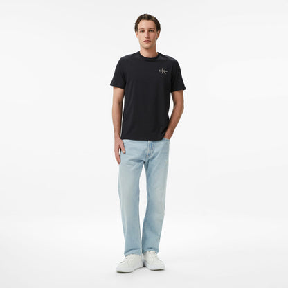 Calvin Klein 30s Jersey Classic Micro Mono Erkek Siyah T-shirt