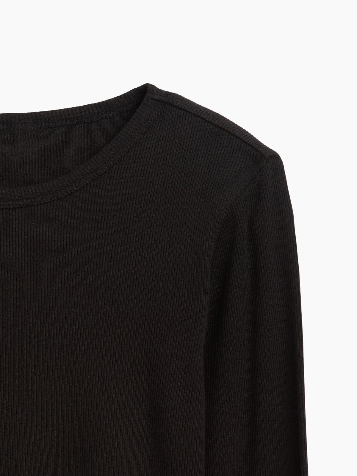 Siyah Fitilli T-shirt