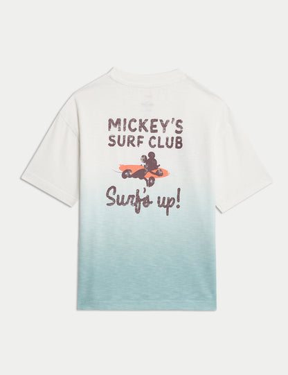 Saf Pamuklu Mickey Mouse:trade_mark: Tişört (1-8 Yaş)