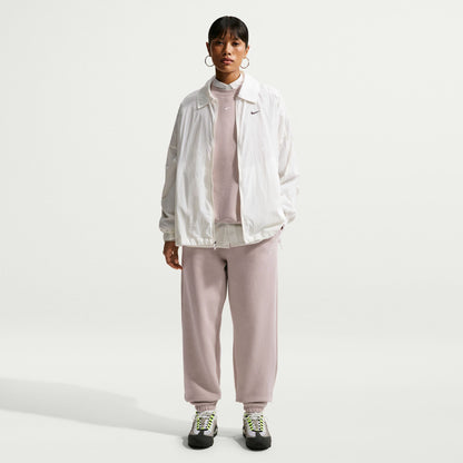 Nike Studio Fleece Oversize Dar Paça Kadın Bej Eşofman Altı