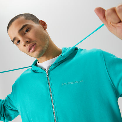 Les Benjamins Essential Erkek Yeşil Hoodie