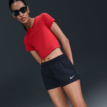 Nike Phoenix Fleece Kadın Siyah Şort