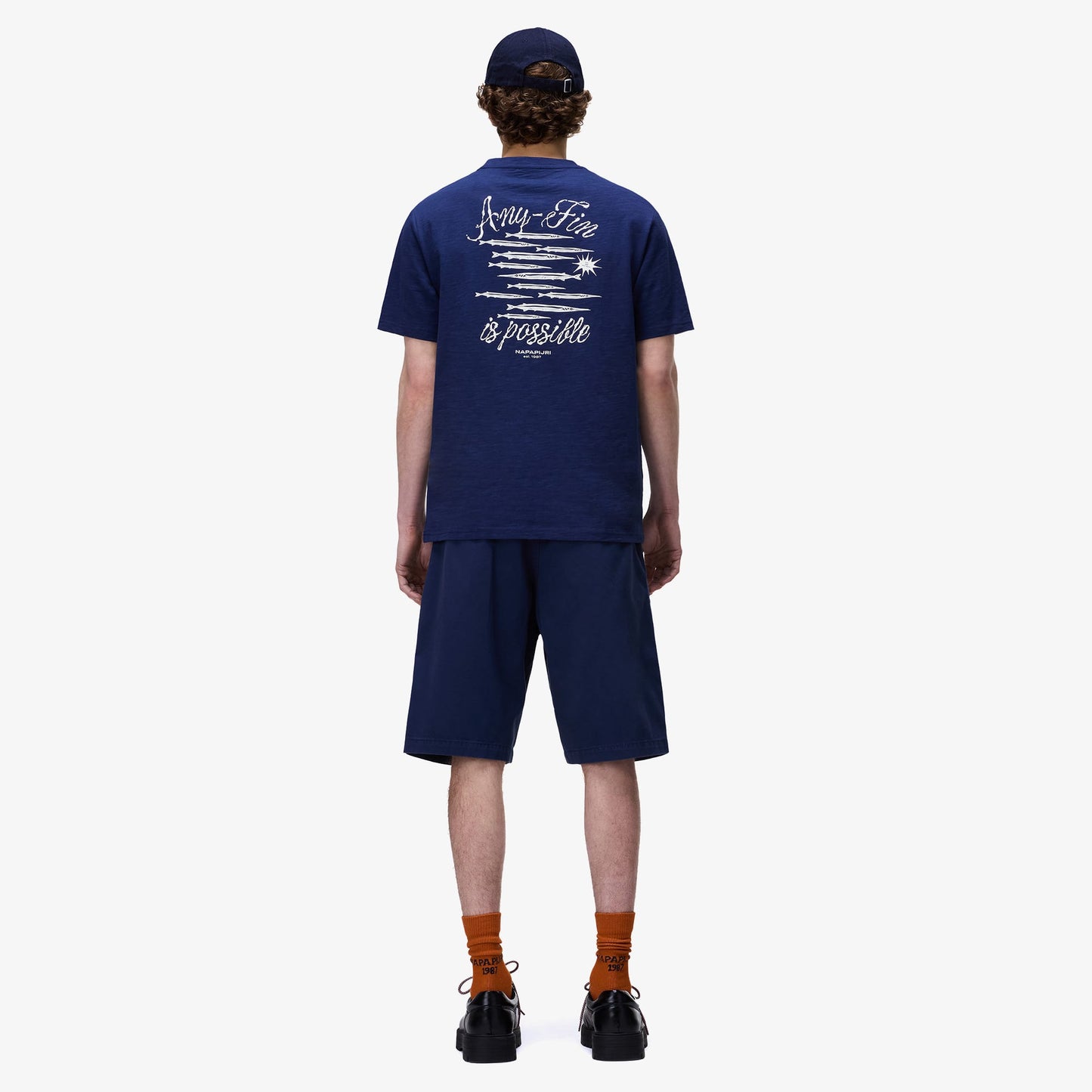 Napapijri S-elior Erkek Lacivert T-shirt