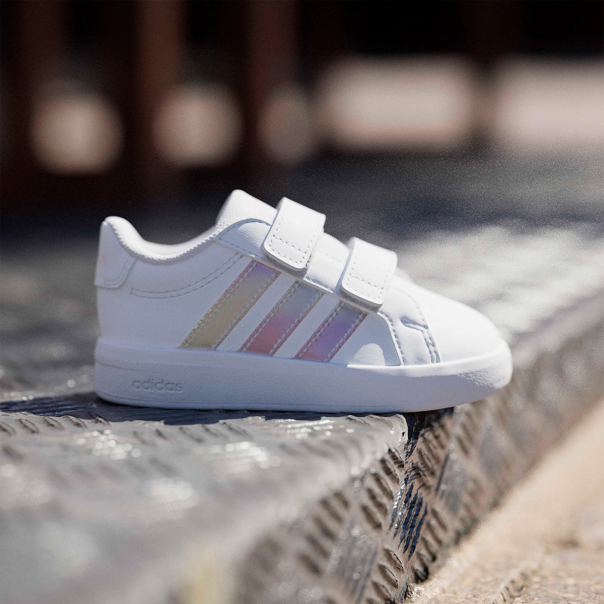 Adidas Grand Court 3.0 Comfort Çocuk Beyaz Spor Ayakkabı