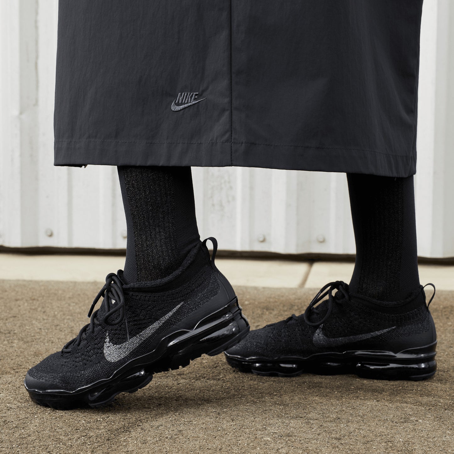 Nike Air Vapormax 2023 Flyknit Kadın Siyah Spor Ayakkabı