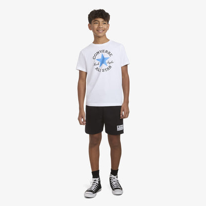 Converse Side Stripe Retro Çocuk Siyah Şort