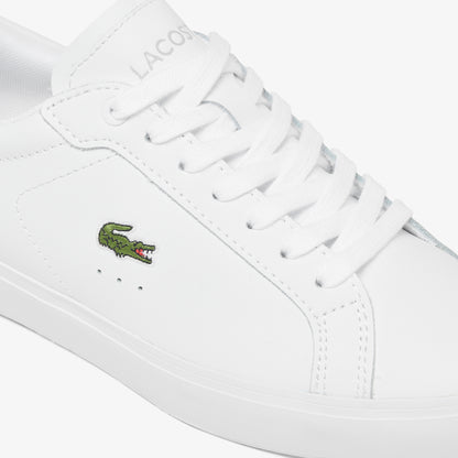 Lacoste Powercourt Leather Kadın Beyaz Sneaker