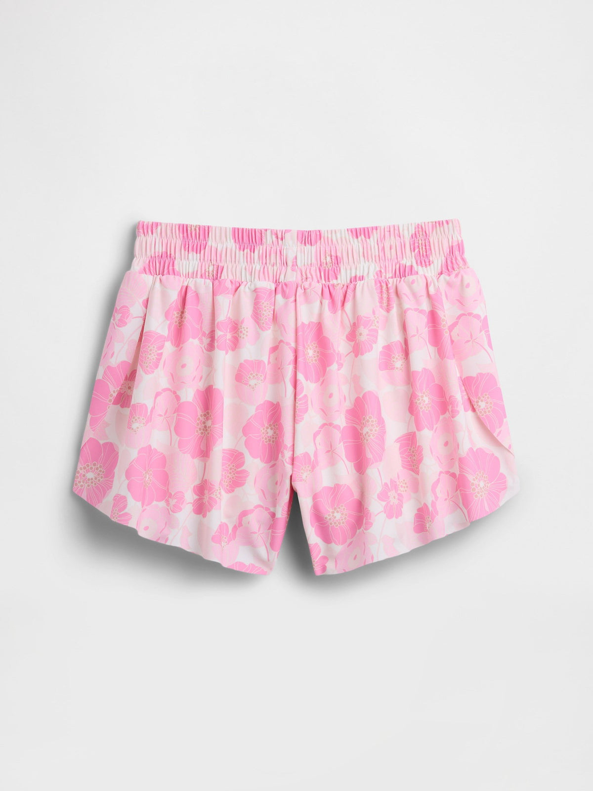 Pembe Pull-on Kelebek Baskılı Şort