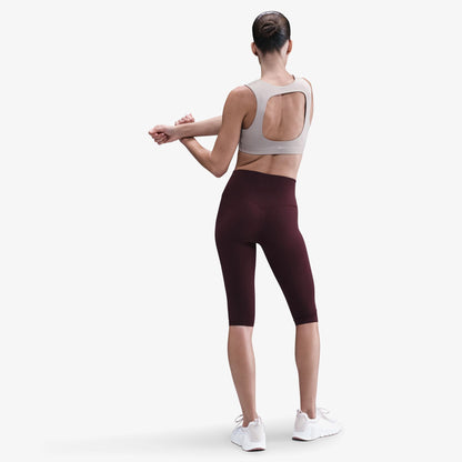 Nike Zenvy Kadın Bej Koşu Bra