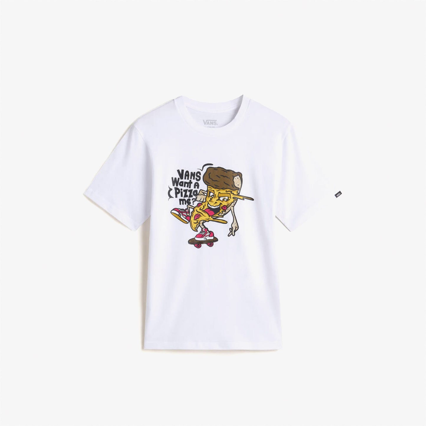 Vans Pizza Me Ss Çocuk Beyaz T-shirt