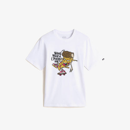 Vans Pizza Me Ss Çocuk Beyaz T-shirt