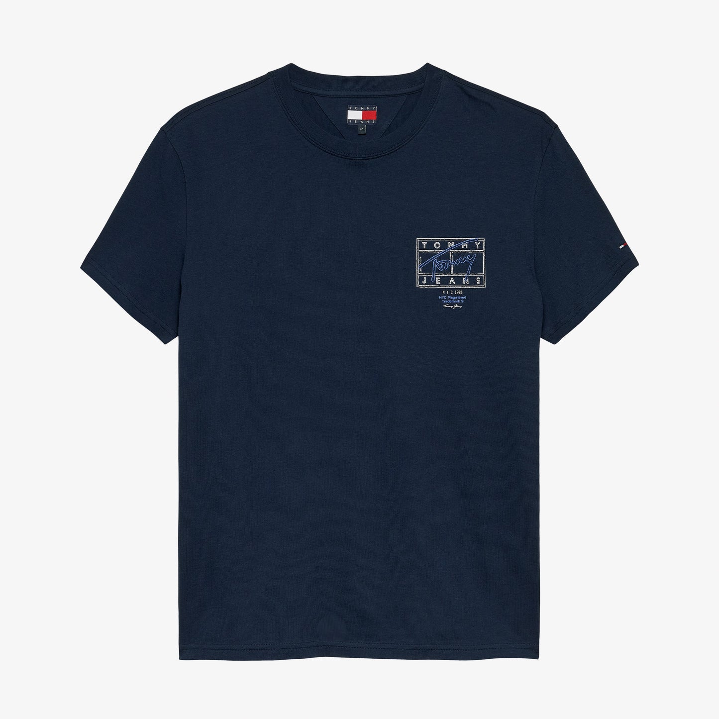 Tommy Hilfiger Signature Erkek Lacivert T-shirt