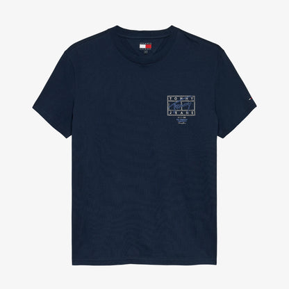 Tommy Hilfiger Signature Erkek Lacivert T-shirt