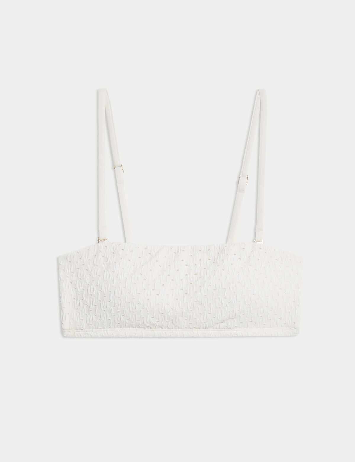 Kare Yaka Bandeau Bikini Üstü
