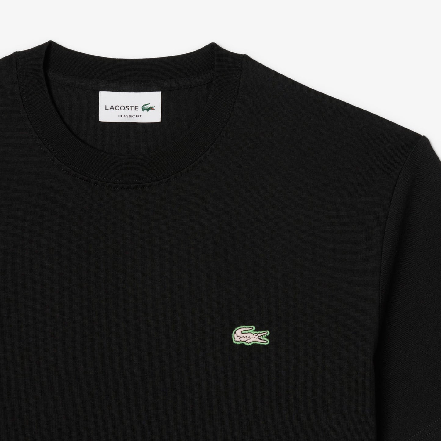 Lacoste Tennis Heritage Multi Print Erkek Siyah T-shirt