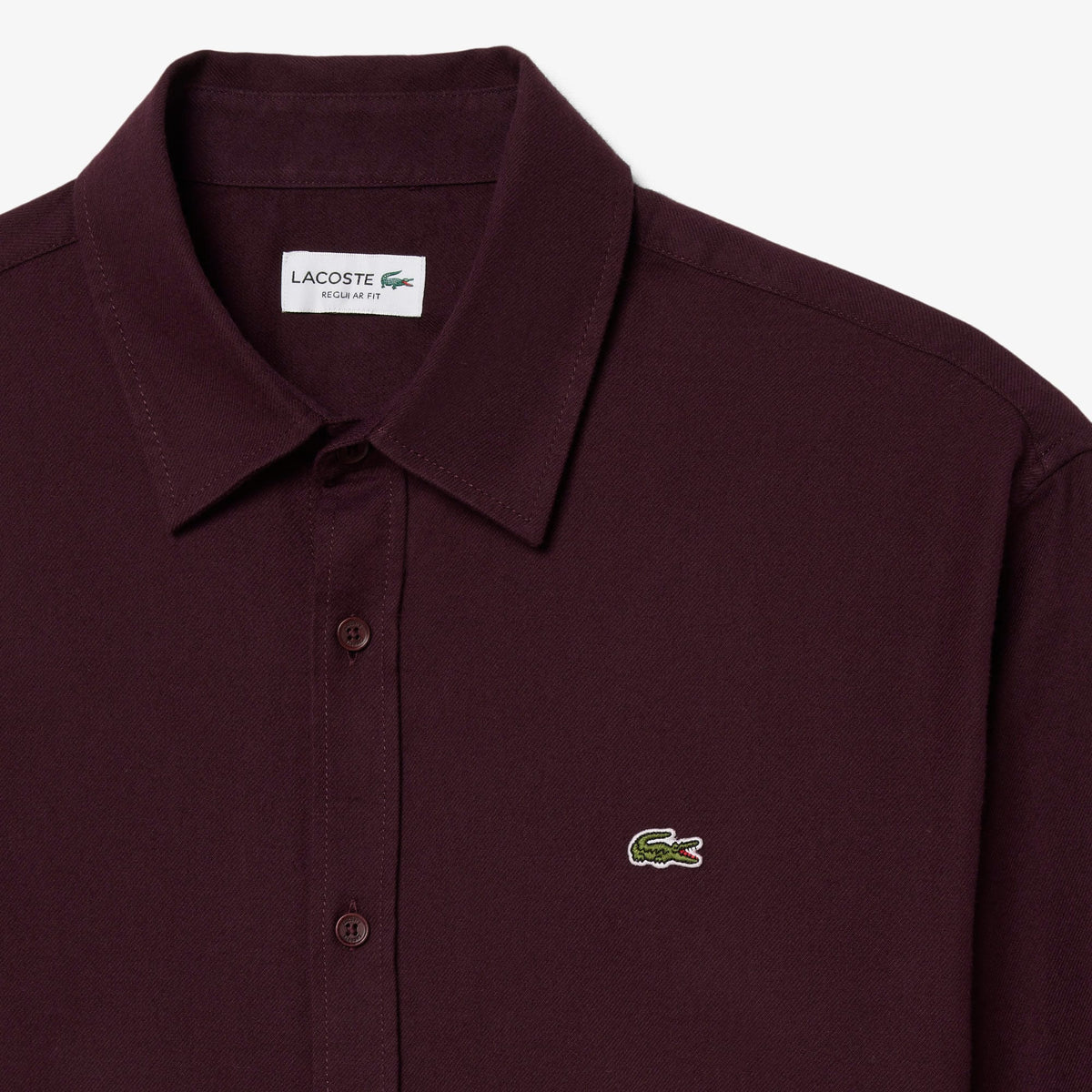 Lacoste Regular Fit Erkek Bordo Gömlek