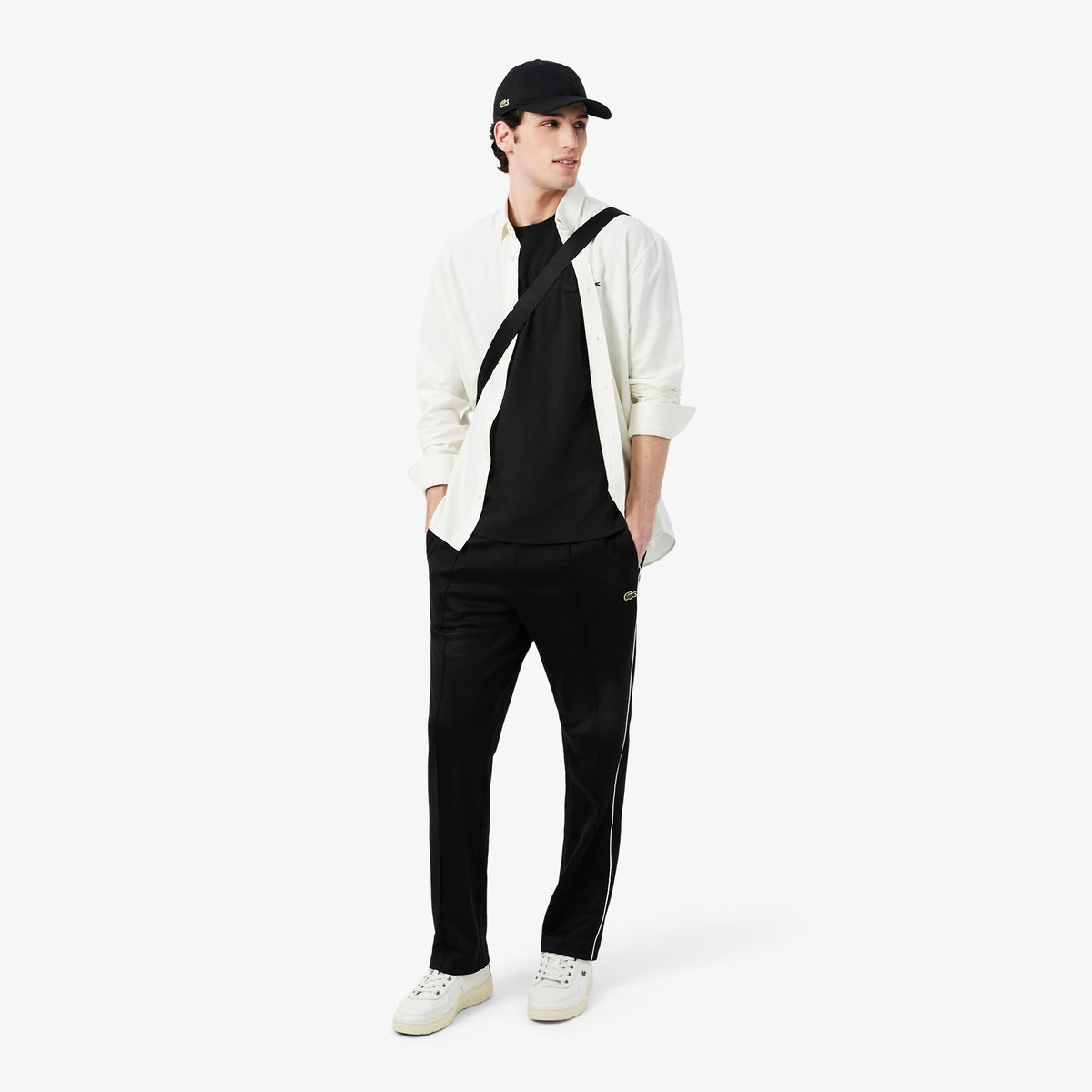 Lacoste Classic Fit Erkek Siyah T-shirt