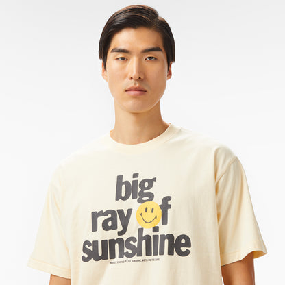 The Market Big Ray Of Sunshine Unisex Krem T-shirt