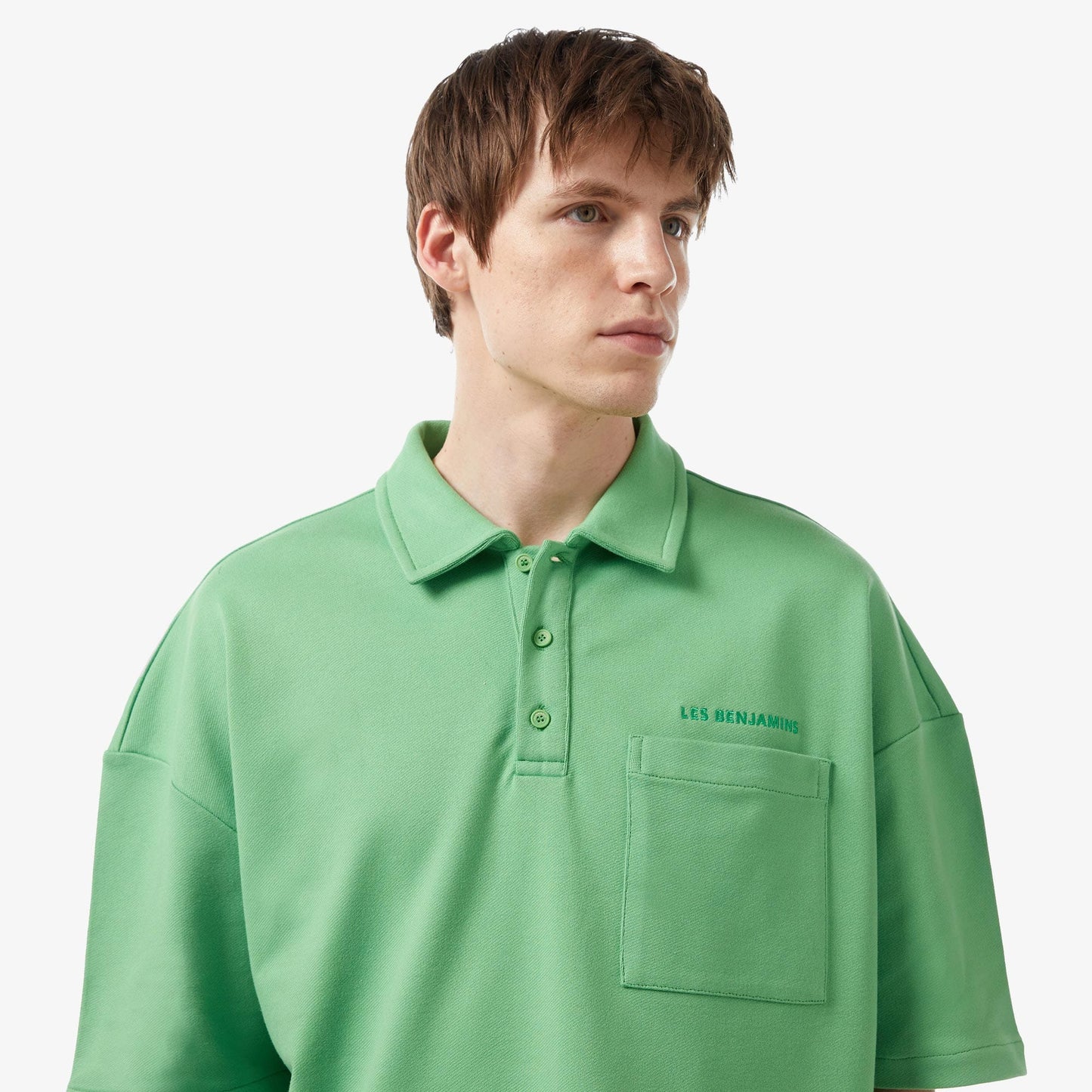 Les Benjamins Essential 305 Erkek Yeşil Polo
