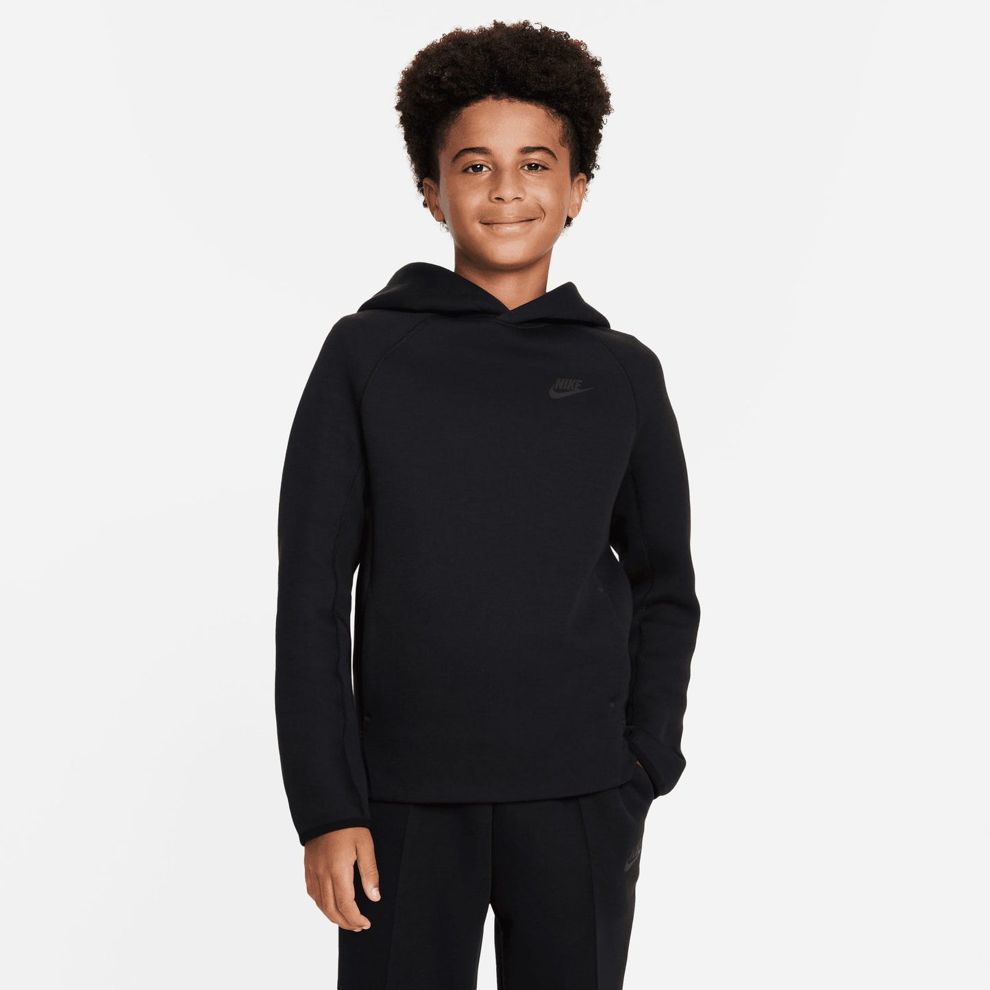 Nike Sportswear Tech Çocuk Siyah Sweatshirt