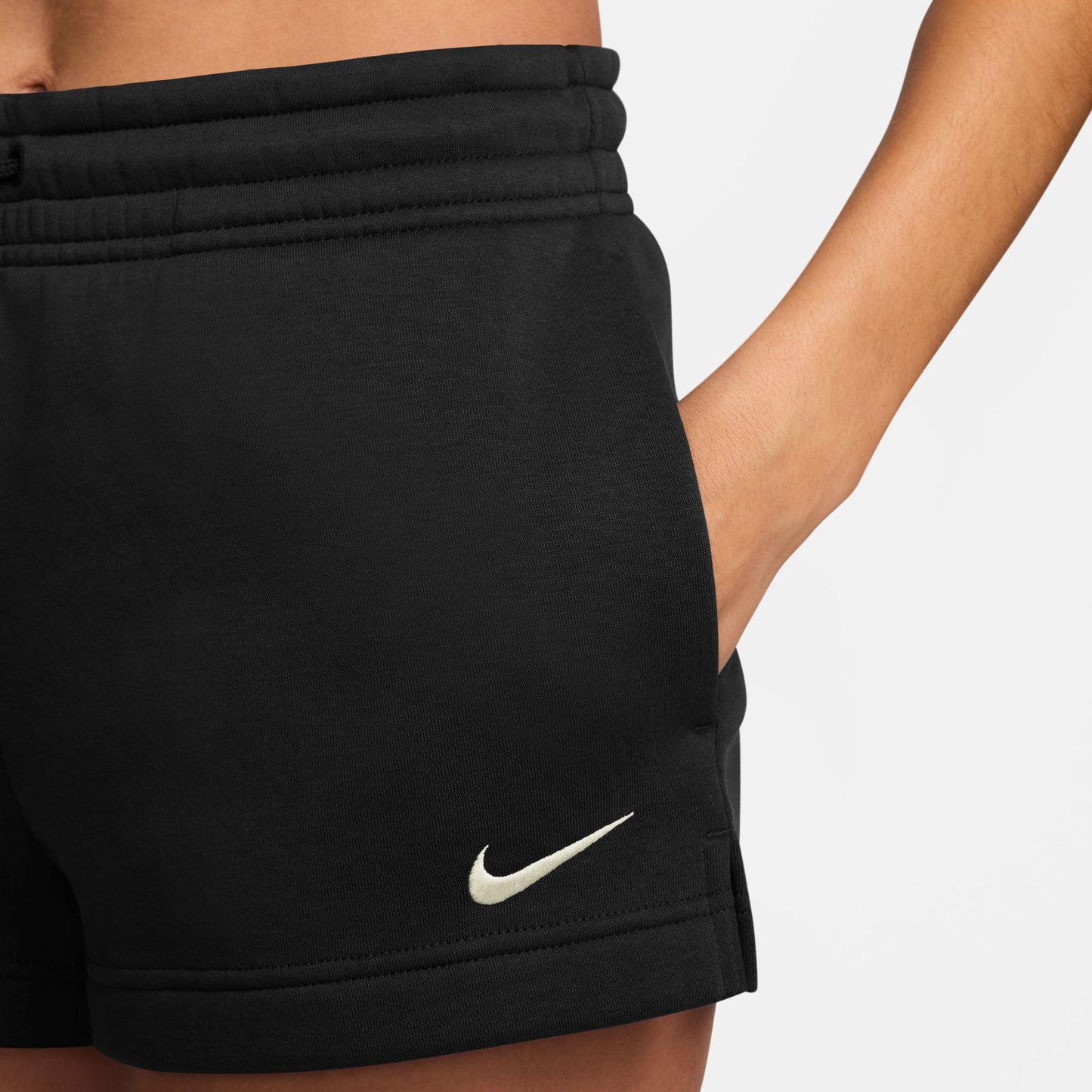 Nike Phoenix Fleece Kadın Siyah Şort