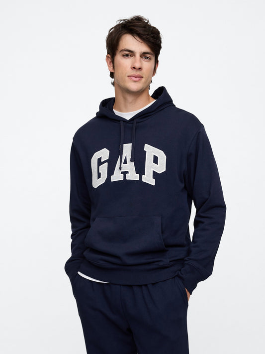 Lacivert Gap Logo Fransız Havlu Kumaş Sweatshirt
