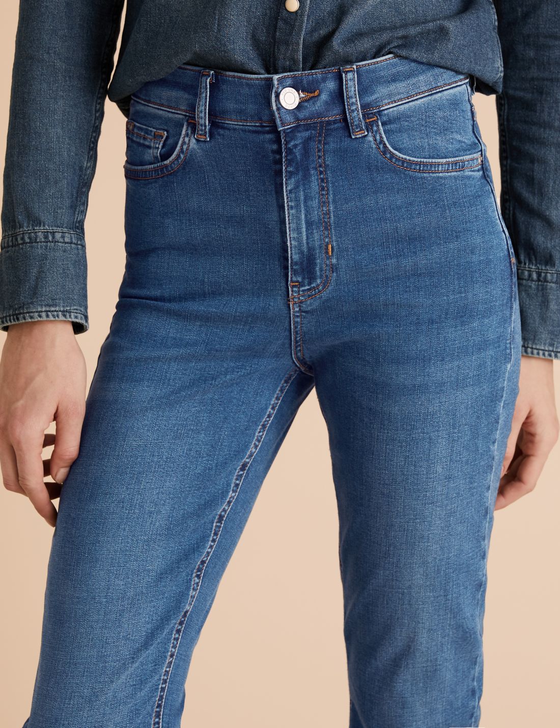 Tencel ™ Straight Leg Jean Pantolon