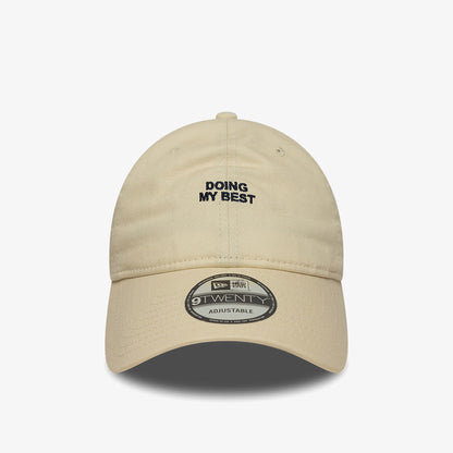 New Era Doing My Best Slogan 9twenty Unisex Bej Şapka