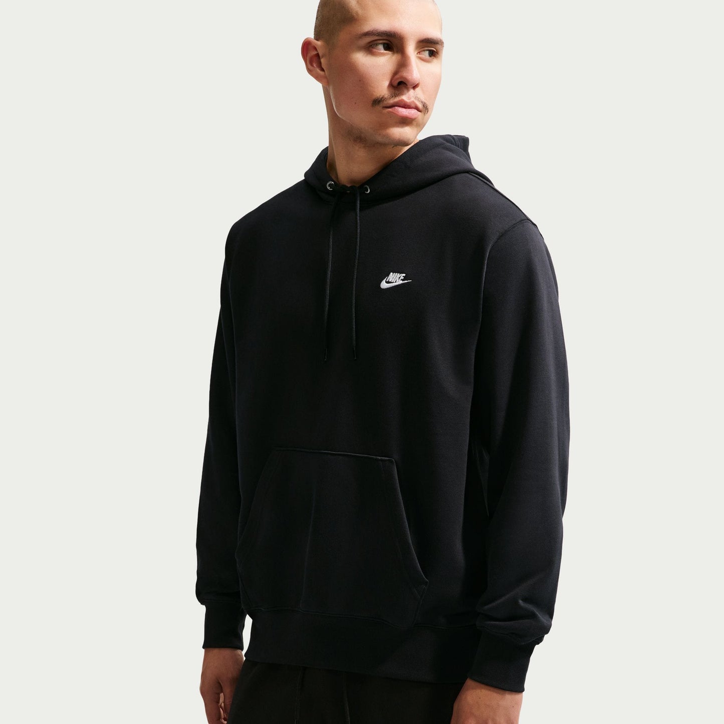 Nike Club Pullover Erkek Siyah Sweatshirt