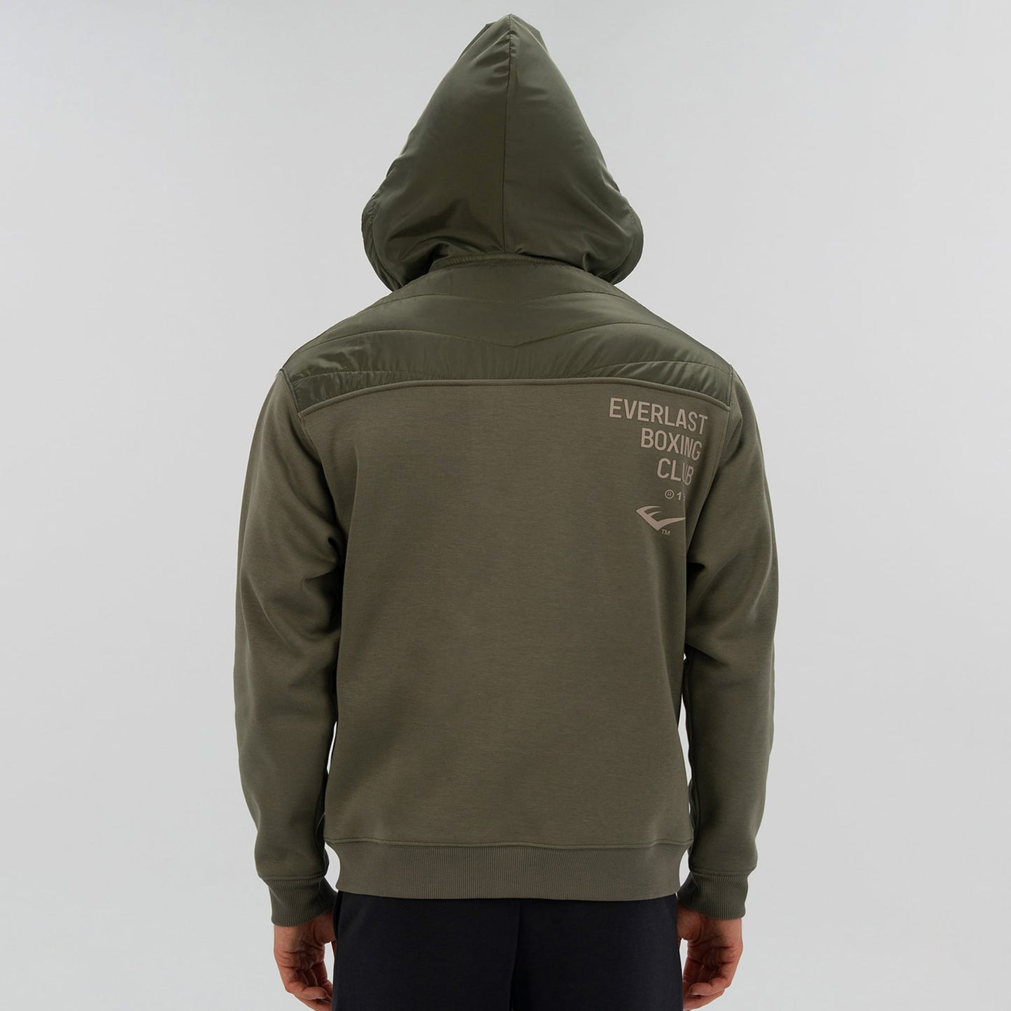 Everlast Boxing Club 2.0 Full Zip Erkek Haki Sweatshirt