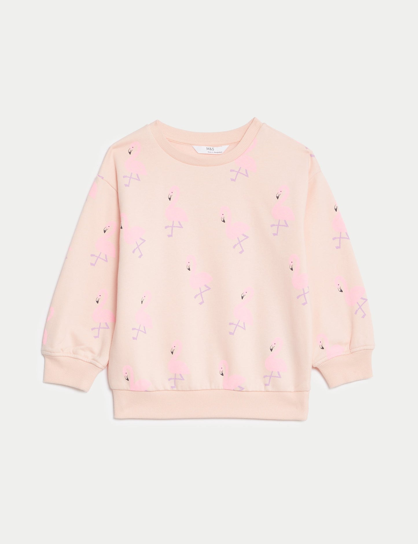 Desenli Yuvarlak Yaka Sweatshirt