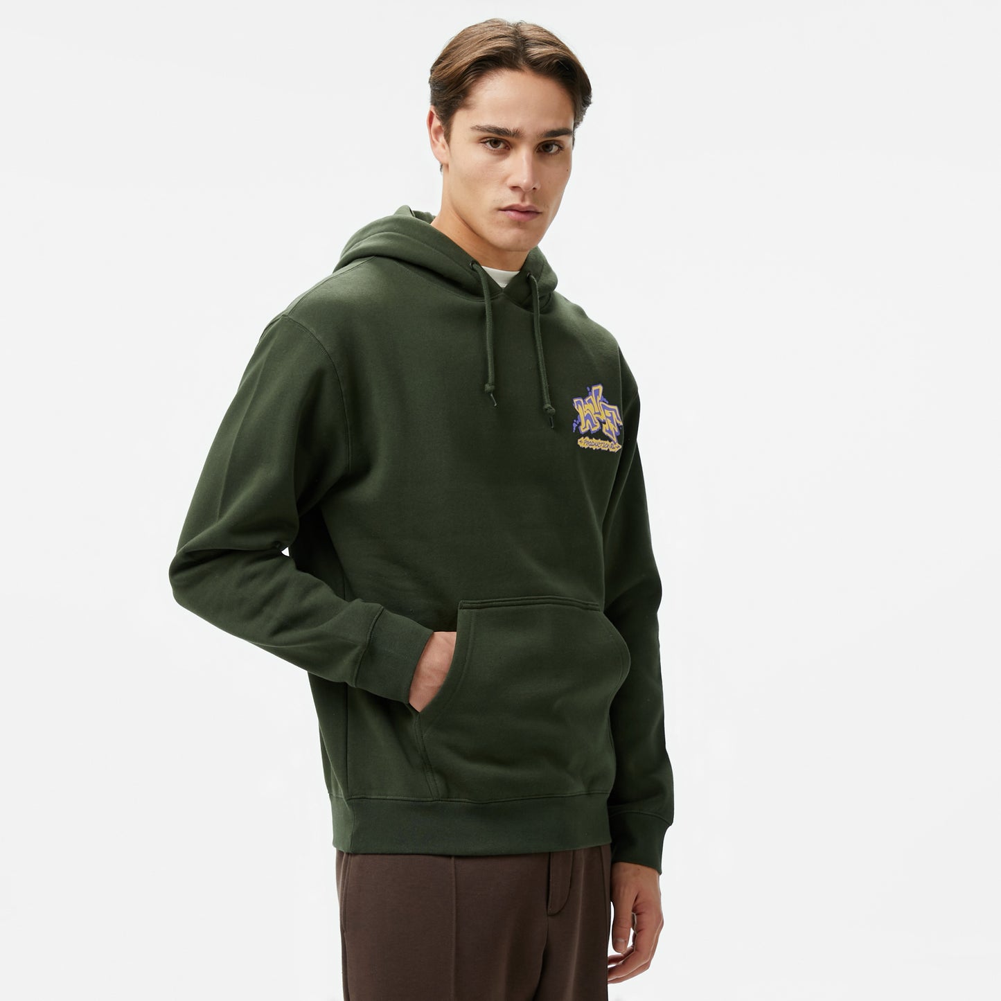 Huf Productions P/o Erkek Yeşil Hoodie