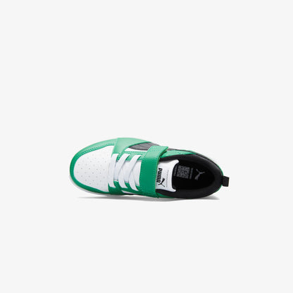 Puma Rebound V6 Low Çocuk Beyaz Spor Ayakkabı