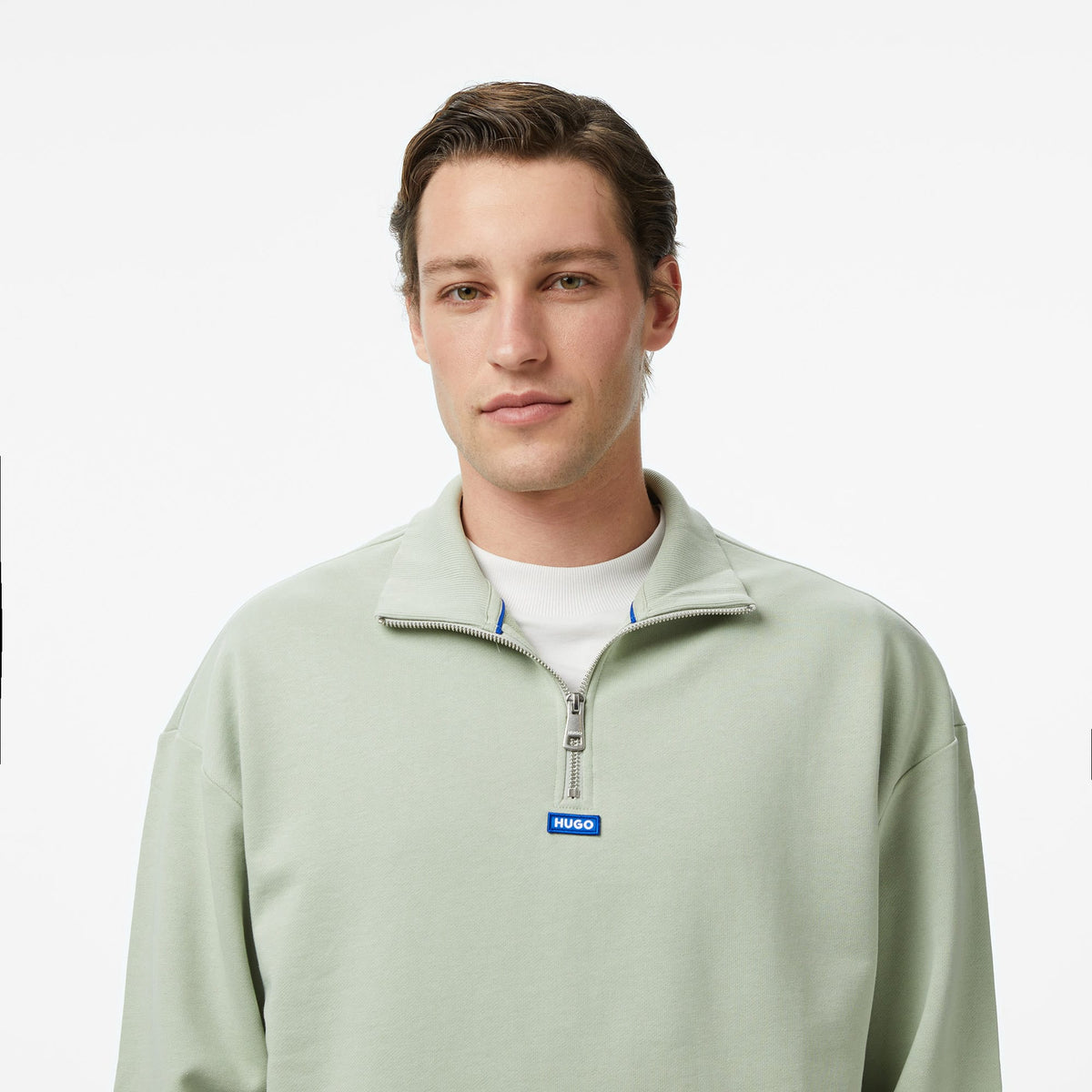 Hugo Neeler Erkek Yeşil Sweatshirt