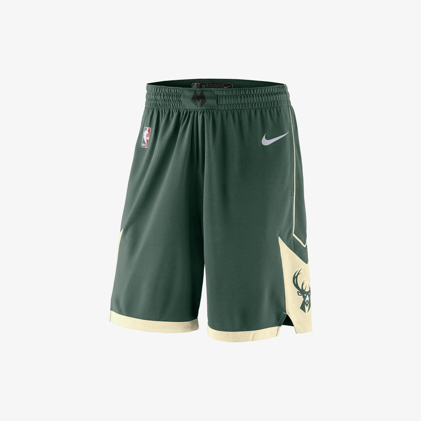 Nike Milwaukee Bucks Erkek Yeşil Basketbol Şortu
