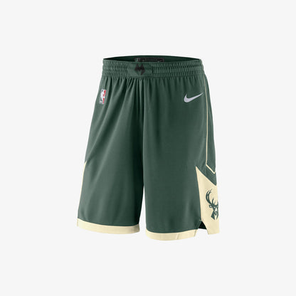 Nike Milwaukee Bucks Erkek Yeşil Basketbol Şortu