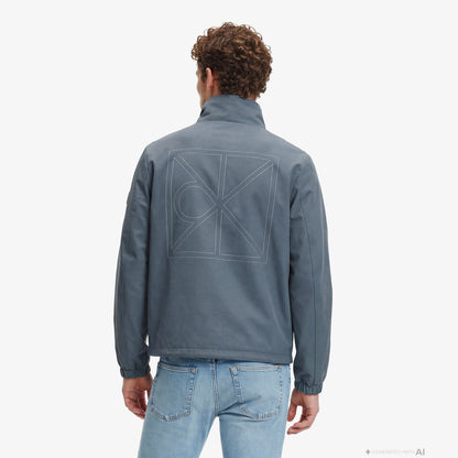 Calvin Klein Nylon Unfilled Reversible Erkek Siyah Ceket