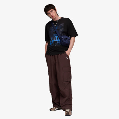 Puma Graphic Erkek Siyah T-shirt