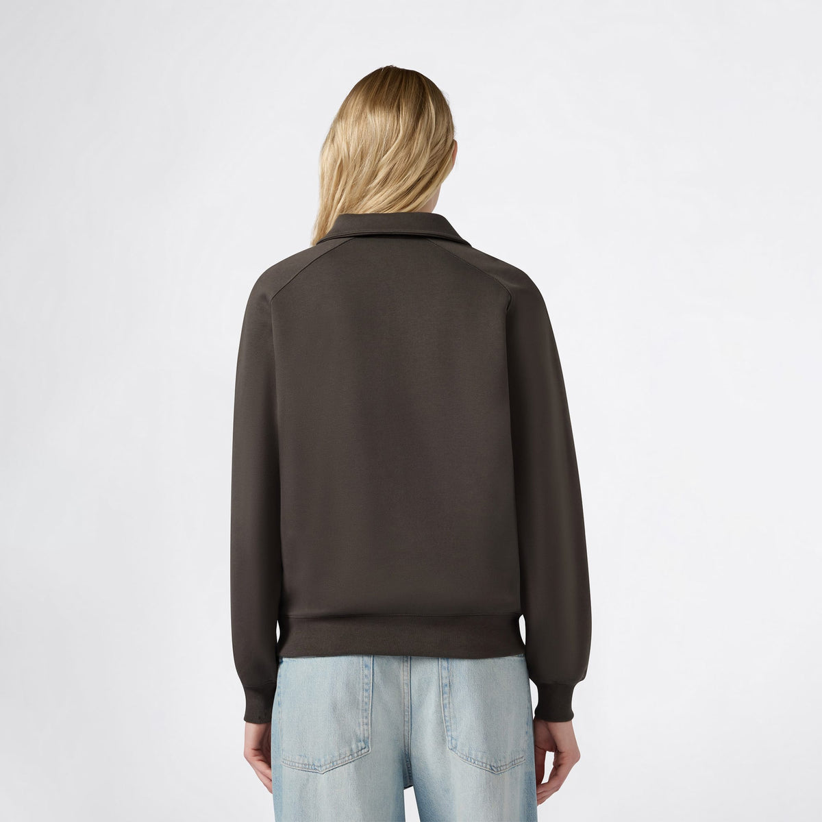 Champion Half Zip Kadın Yeşil Sweatshirt