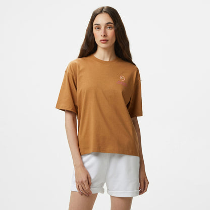 Champion Eco Future Cuffed Kadın Kahverengi T-shirt