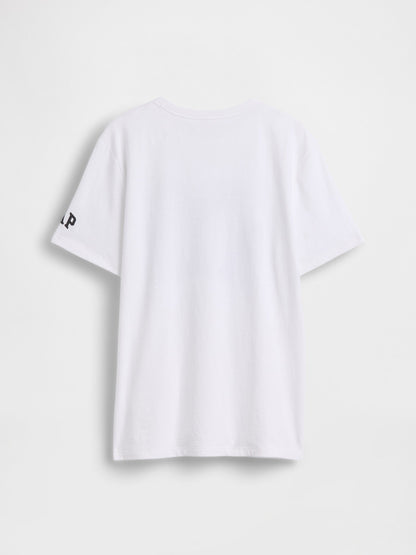 Beyaz Disney Kid Grafik Baskılı T-shirt
