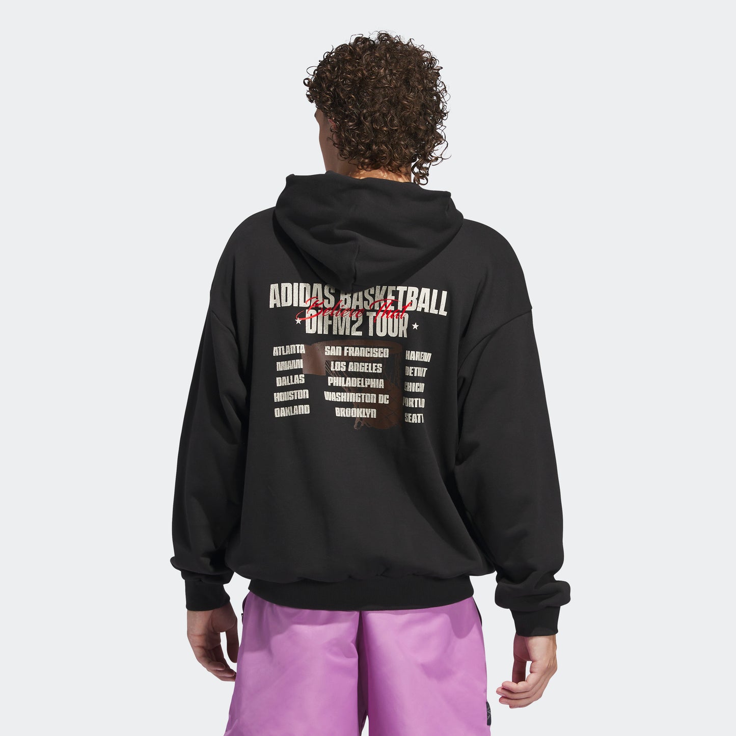 Adidas Anthony Edwards Graphic Erkek Siyah Hoodie